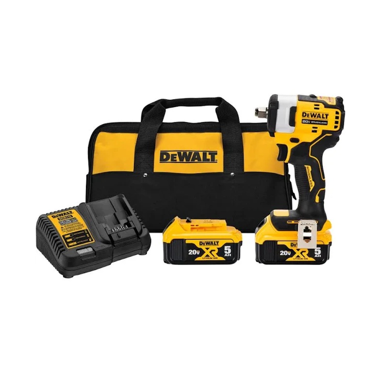 Dewalt DCF911P2 20V 1/2″ Compact Impact Wrench Kit