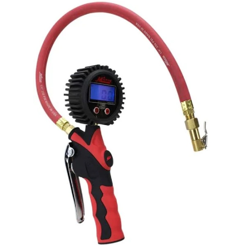 Milton S-568 Digital Pistol Grip Inflator Gauge Kwik Grip Euro Chuck