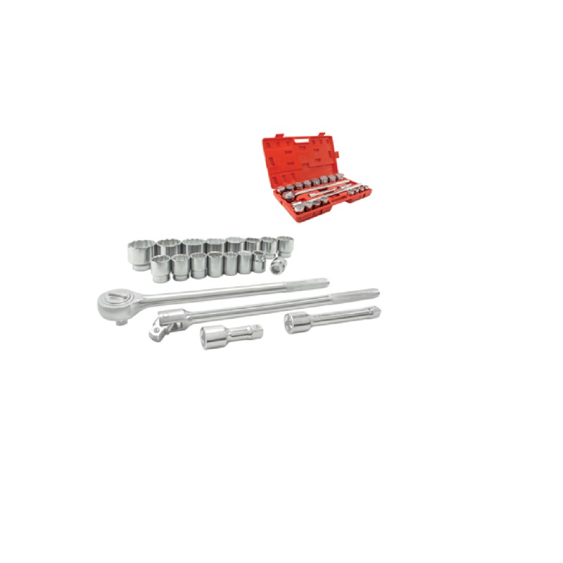 Tekz 18189 16-Piece Metric 3/4″ Drive Socket Set