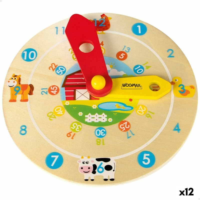 Gioco Educativo Woomax Orologio (12 Unit)