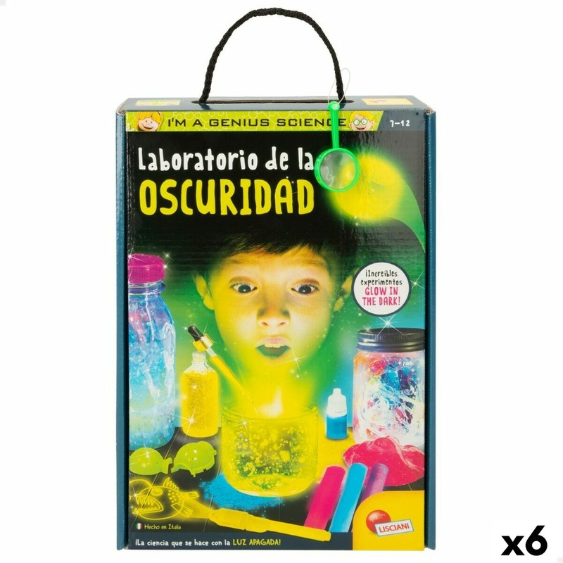 Gioco di Scienza Lisciani Laboratorio de la oscuridad ES (6 Unit)