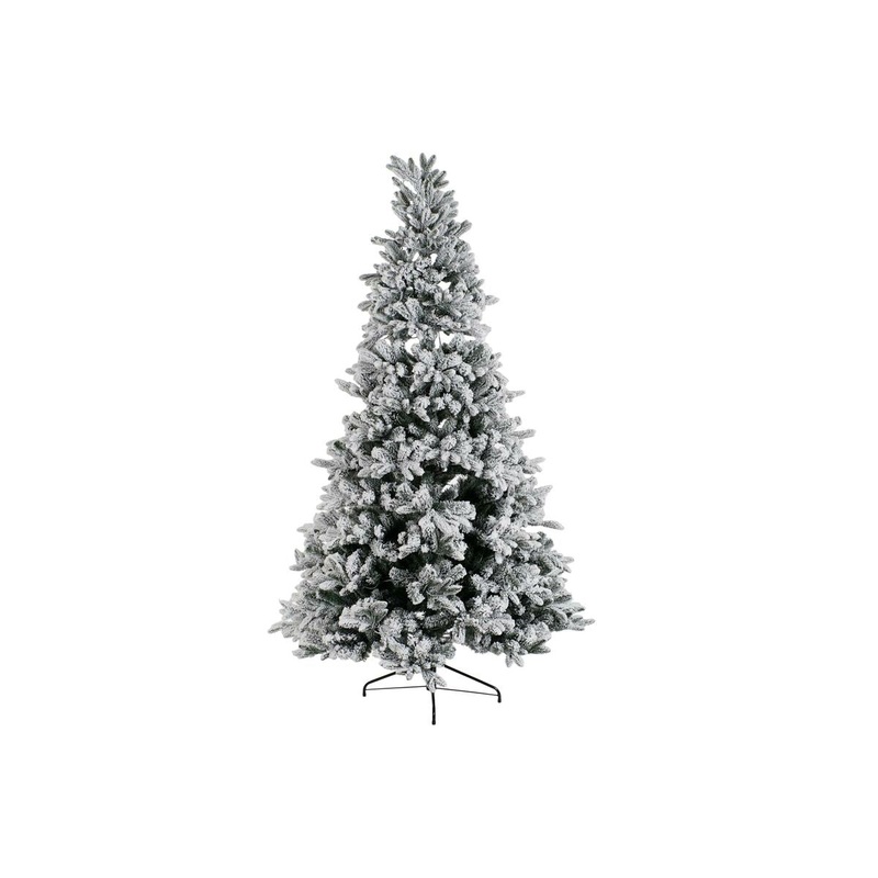Albero di Natale DKD Home Decor Bianco Verde Polietilene Nevoso 140 x 140 x 210 cm TKH73387989516