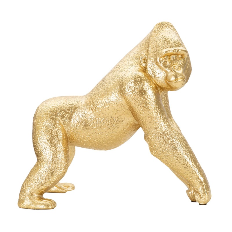 Statuetta di Gorilla Decorativa Elegante 24,3×13,9×22,8 cm
