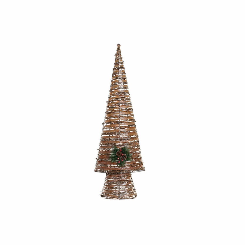 Albero di Natale DKD Home Decor Multicolore Rame Naturale Plastica 32 x 18 x 100 cm (3 Unit)