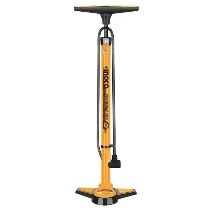 Pompa a mano con manometro 32x580mm ingco