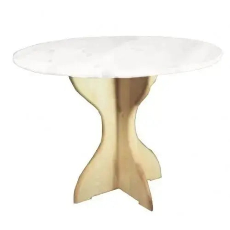 Supporto per Tavolo Rotondo in Legno 80-100 cm, Altezza 780 mm