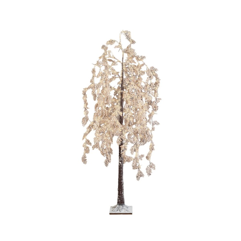 Albero di Natale Lumineo Nevoso Salice  80 x 210 cm MicroLED