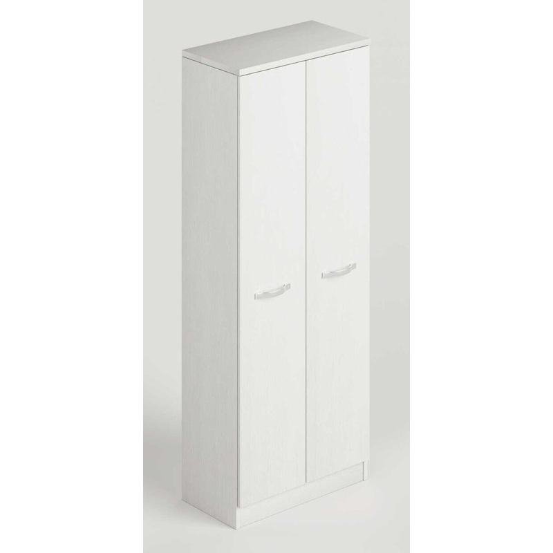 Armadio multiuso bianco frassinato per lavanderia