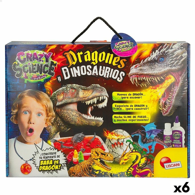 Gioco di Scienza Lisciani Dragones y dinosaurios ES (6 Unit)
