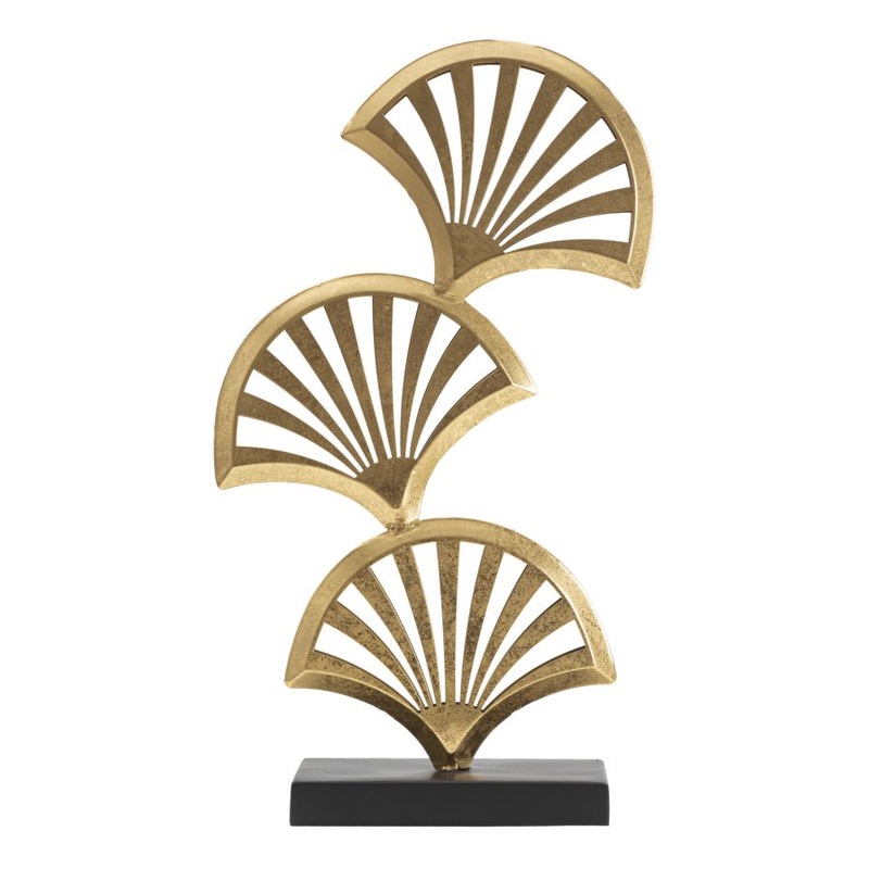 Scultura Elegante Foglia Triply 23,5x10x44 cm