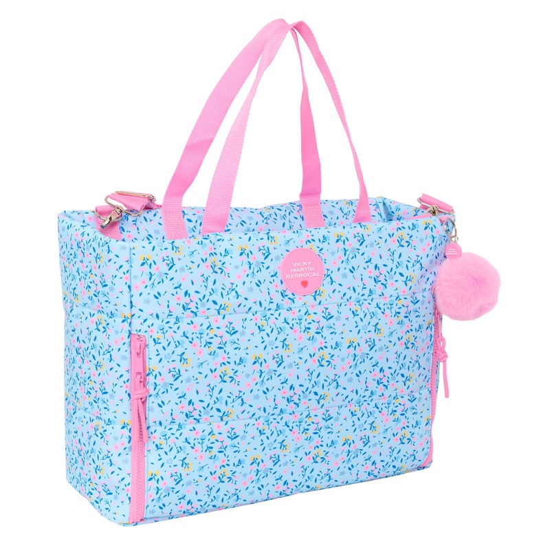 Valigetta per Portatile Vicky Martn Berrocal Paraso Azzurro Rosa chiaro 40 x 31 x 17 cm