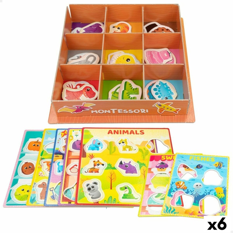 Gioco Educativo Lisciani 26 x 6 x 26 cm Colori Metodo Montessori 61 Pezzi 6 Unit