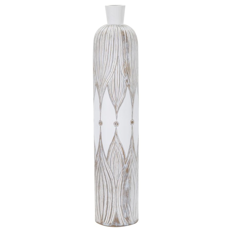 Vaso Atene in Resina Elegante  15,5 cm x 74 cm