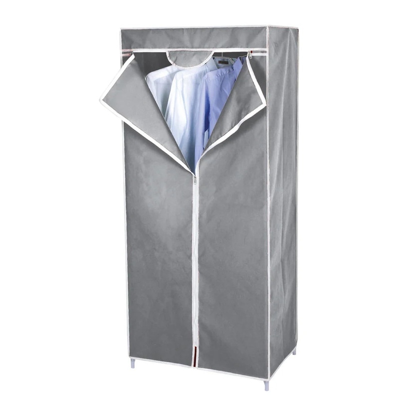 Armadio appendiabiti in TNT  Marcello, struttura in acciaio, grigio