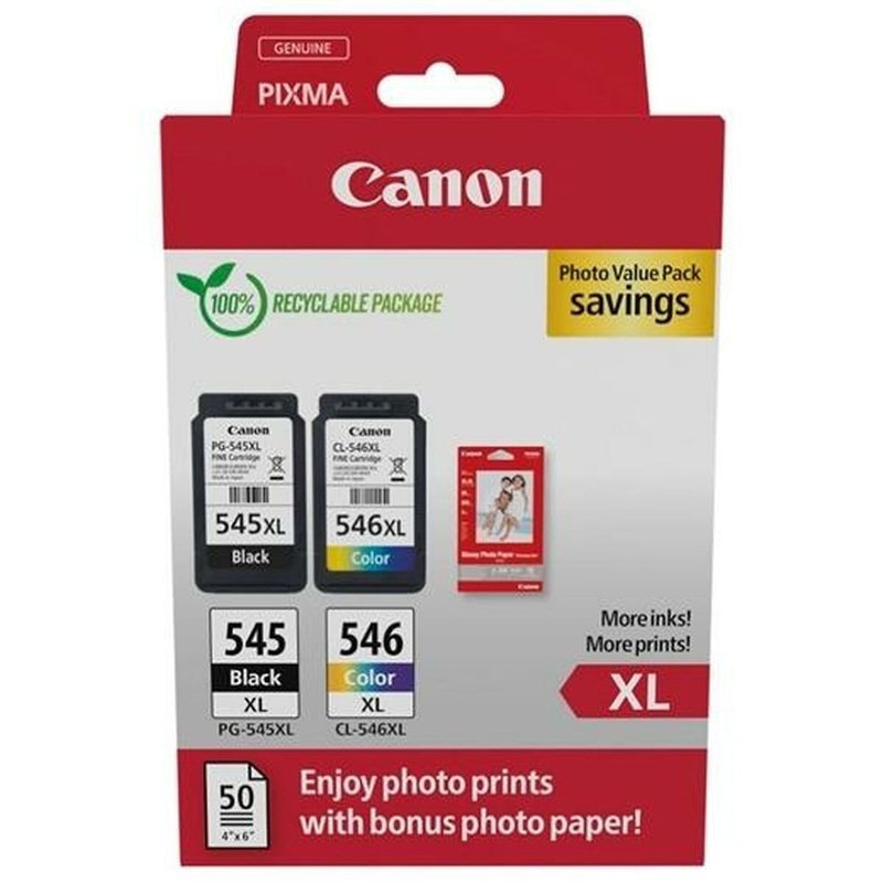 Cartuccia ad Inchiostro Originale Canon Pg-545Xl/Cl-546Xl Multicolore TKH73387968451
