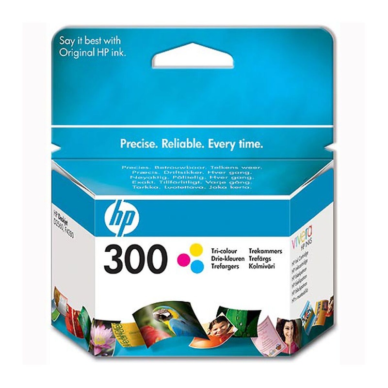 Cartuccia ad Inchiostro Originale HP 300 Multicolore Giallo Magenta