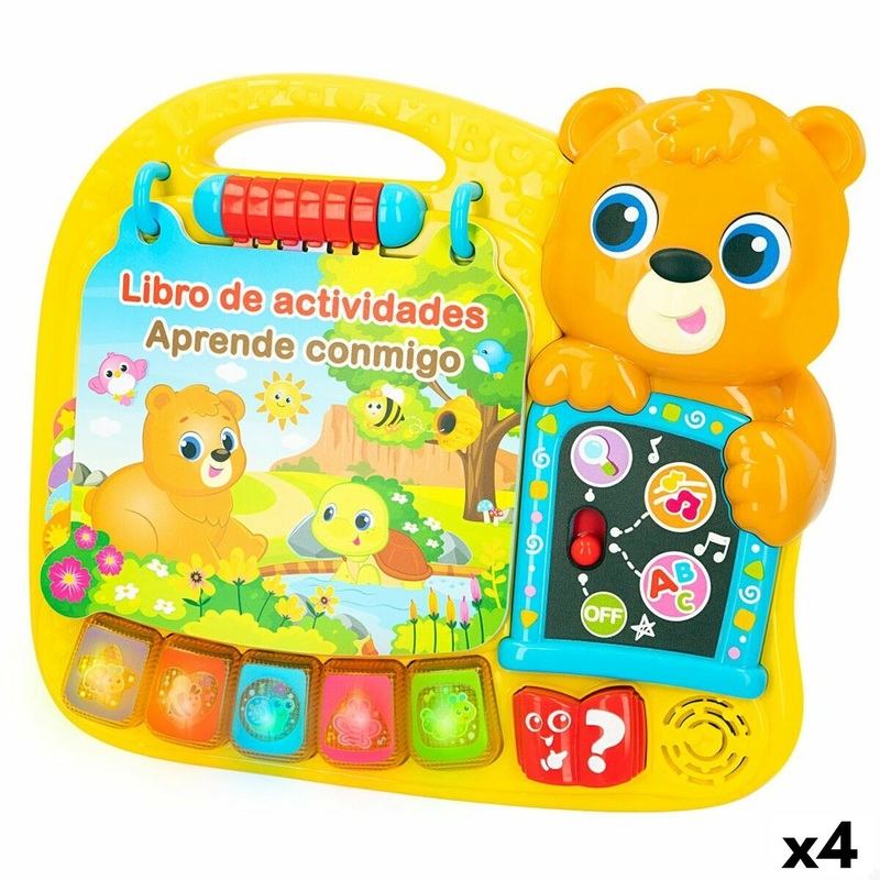 Libro interattivo per bambini Winfun 26,5 x 4,5 x 23,5 cm ES (4 Unit)