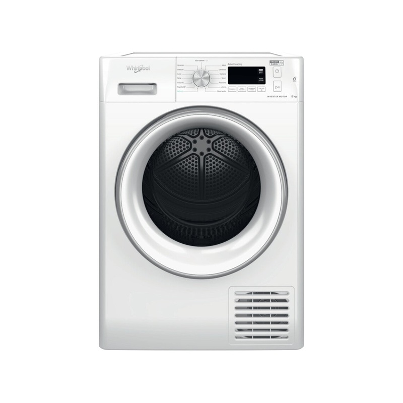 Whirlpool FFT M11 8X3WSY IT Asciugatrice 8 Kg, Classe A+++, 6 SENSO, Silenziosa