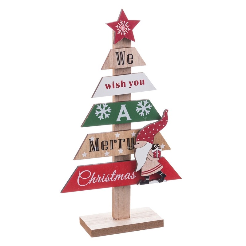 Albero di Natale Multicolore 14 X 4,5 X 26 CM
