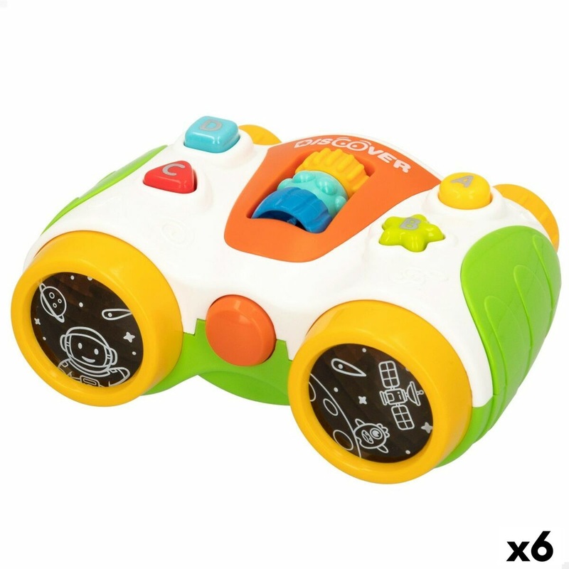 Giocattolo Interattivo per Bambini Colorbaby Binocolo 13,5 x 6 x 10,5 cm (6 Unit)