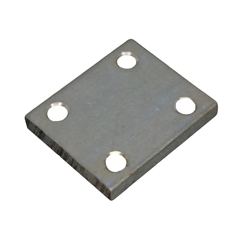 1-3/4 Slide Bolt Backer Plate – Brass