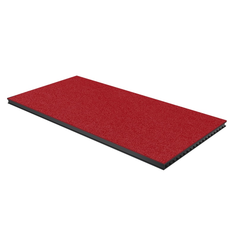 1/4 Corrugated Laminate – Red