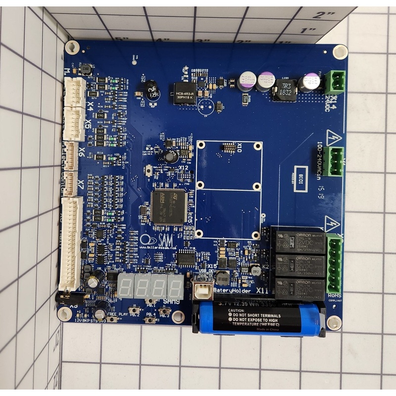 PCB MAIN BOARD SAM 9 (CURVED) [SA6898W]