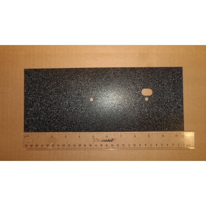 R – BLANK PLATE ABS 4-5/8 X 11-1/2 [AA3020]