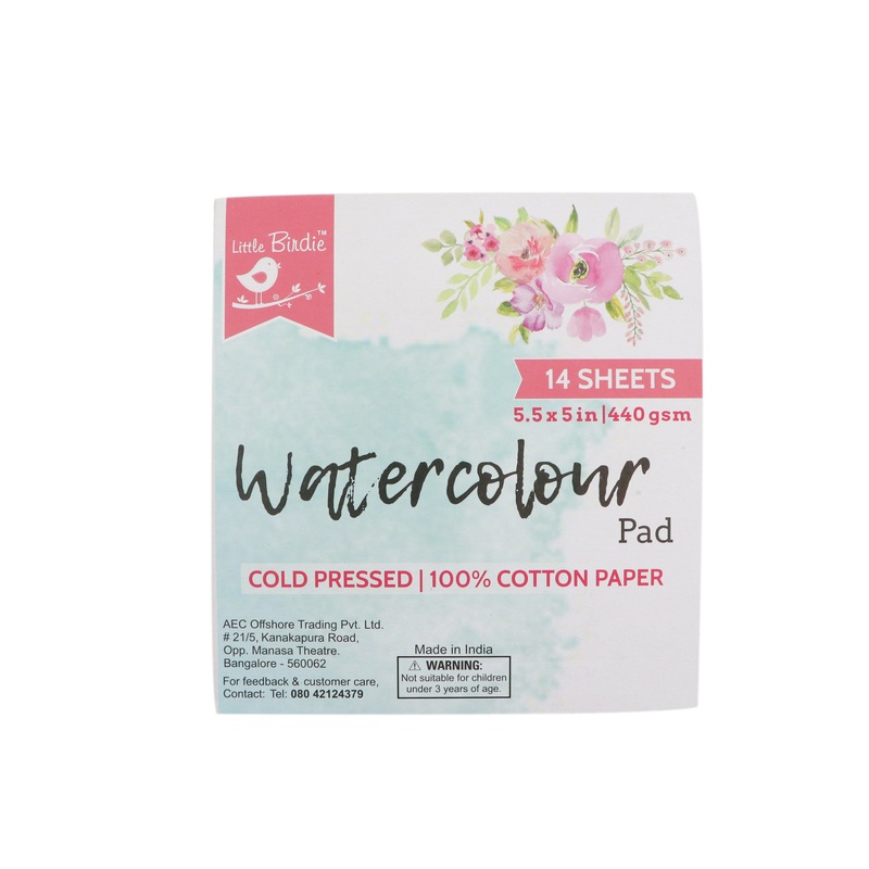 Watercolor Pad 440Gsm 5.5 X 5Inch 14Sheets Lb