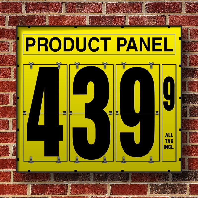 20 Flip Numbers- Single-Product, Wall or Pole Mount