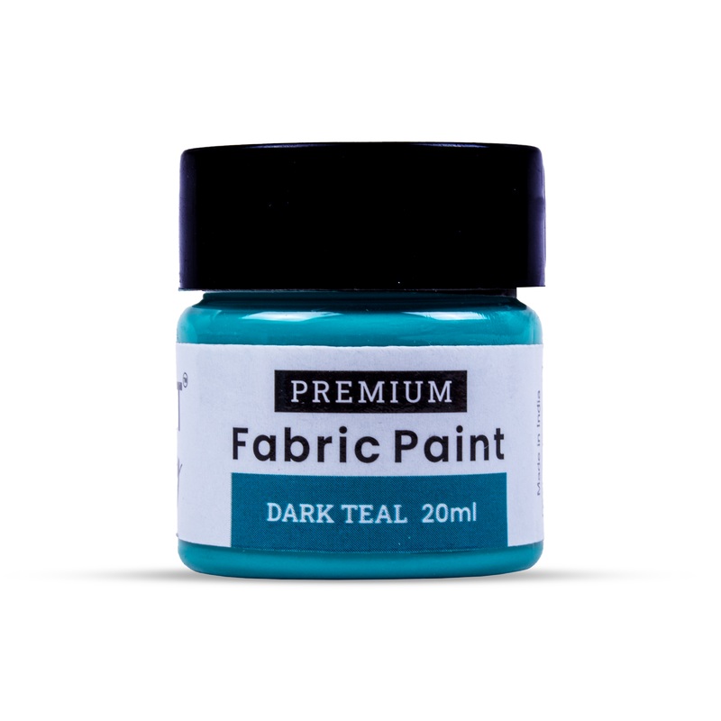 Acrylic Fabric Paint Dark Teal 20ml Bottle