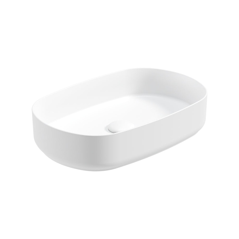 AVANTI Oval Countertop Wash Basin & Ceramic Click Clack Waste