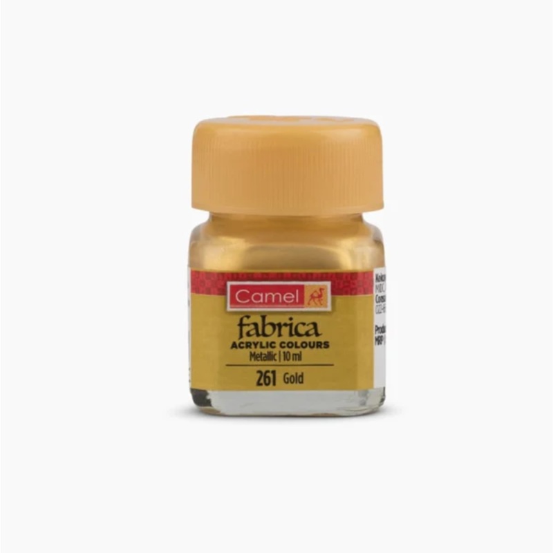 Fabrica Acrylic Colours 10ml – Metallic Gold Camel