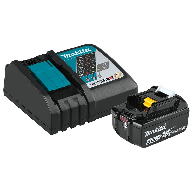 Makita BL1850BDC1 18V LXT LithiumIon Battery and Charger Starter Pack (5.0Ah)