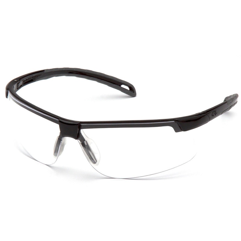 Pyramex Ever-Lite H2MAX Anti-Fog Half Frame Safety Glasses – Clear Lens