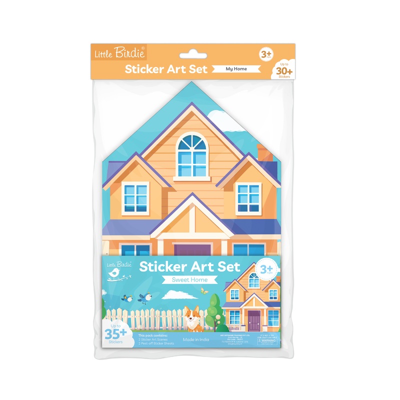 Sticker art set Home Approx 11.5 x 7.75inch 2Sheets