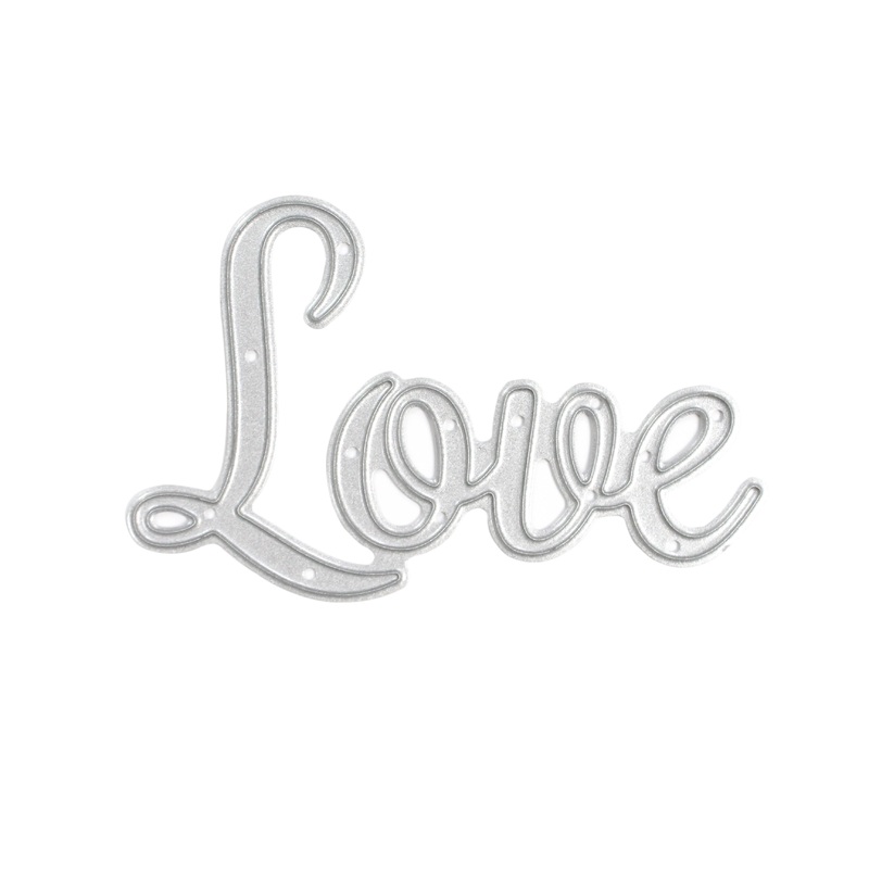 Thin Cut Dies Love 6Cm X 4Cm 1Pc