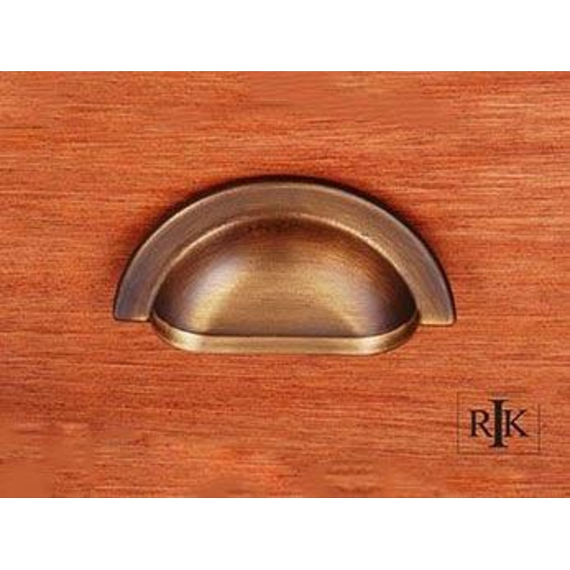 Smooth Half Circle Cup Pull 3 5/8 (92mm) – Antique English