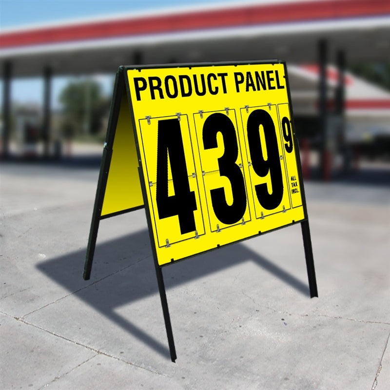 20 Flip Numbers- 1 Product, Double Sided A-Frame