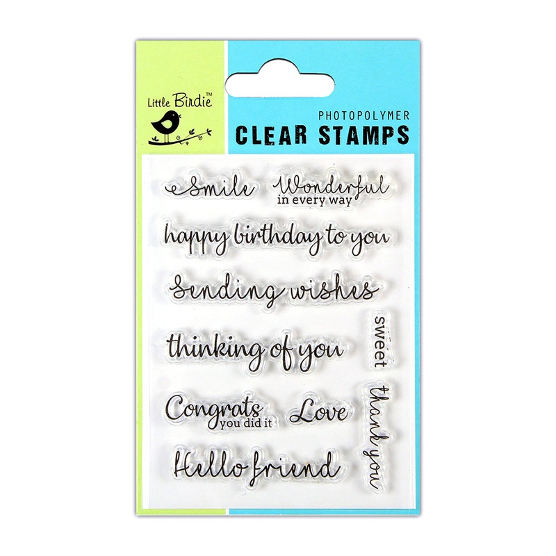 Clear Stamp Sweet Conversation 3Inch X 4Inch 10Pc