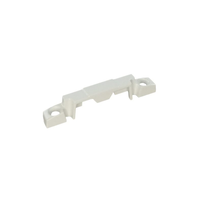 Truth Hardware EntryGard 2-1/16 Notched Narrow Base Keeper – White