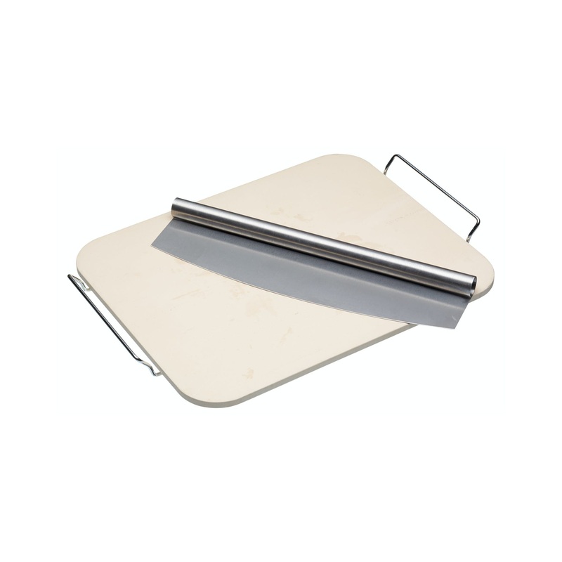 World of Flavours Italian Pizza Stone and Cutter Set