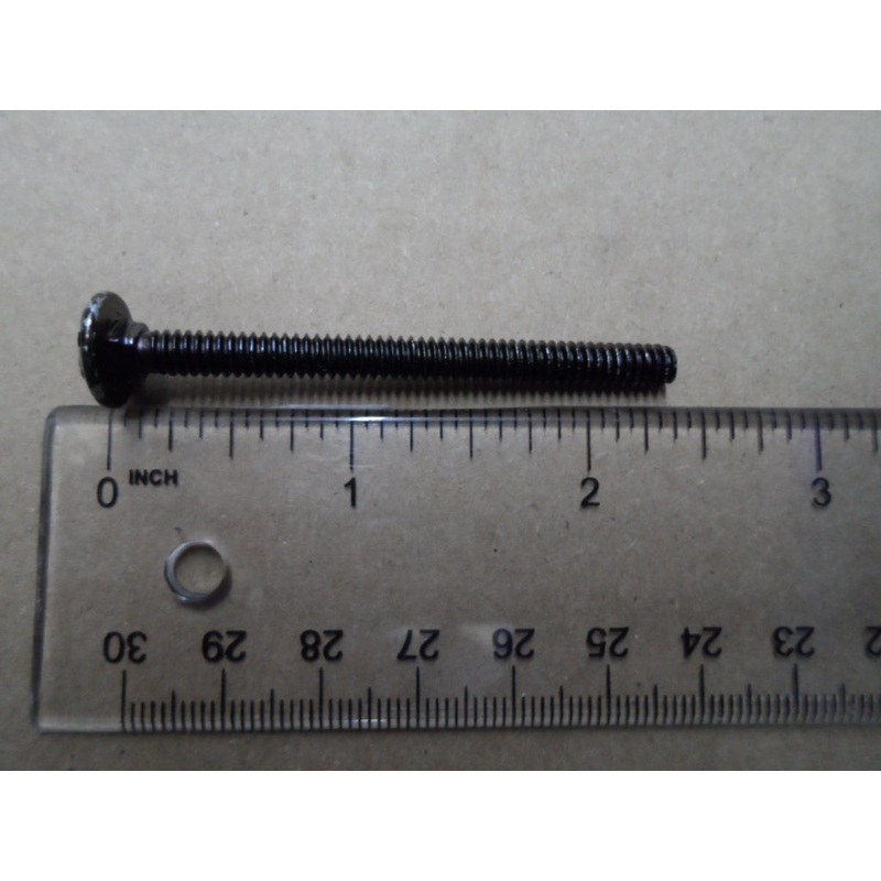 10-24 X 2-1/4 CARRIAGE BOLT (BLACK) [AA6296]