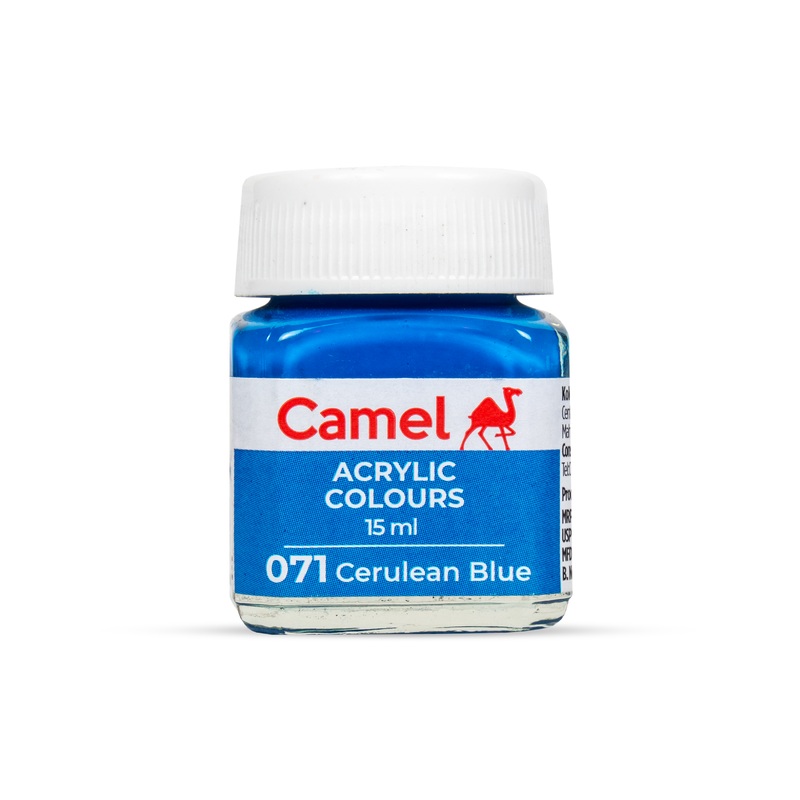 Fabrica Acrylic Colour Sr1 Cerulean Blue 15Ml Bottle Camlin