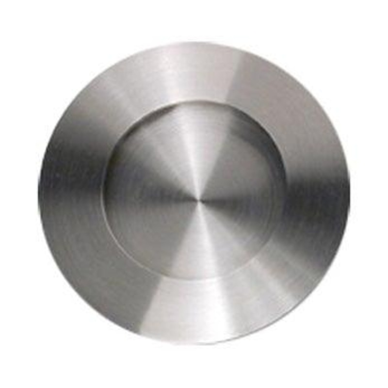 Round Recessed Pull -3 11/32 (85mm) Satin Stainless Steel