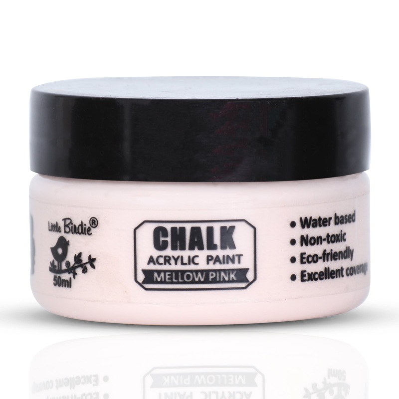 Home Decor Chalk Paint Mellow Pink 50ml Bottle