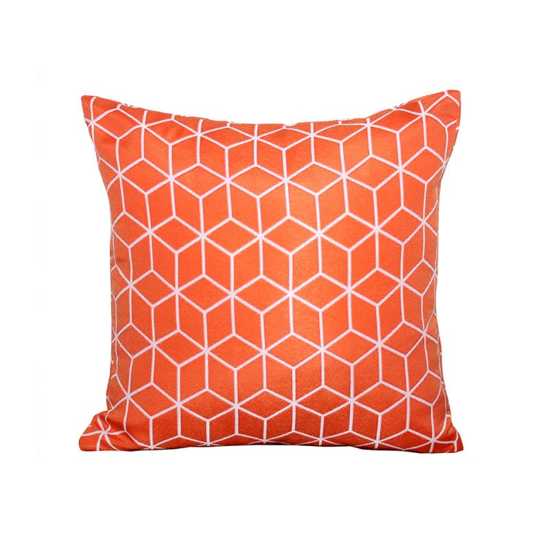 Scatter Cushion Orange Geo SC-ORANGEGEOMETRIC