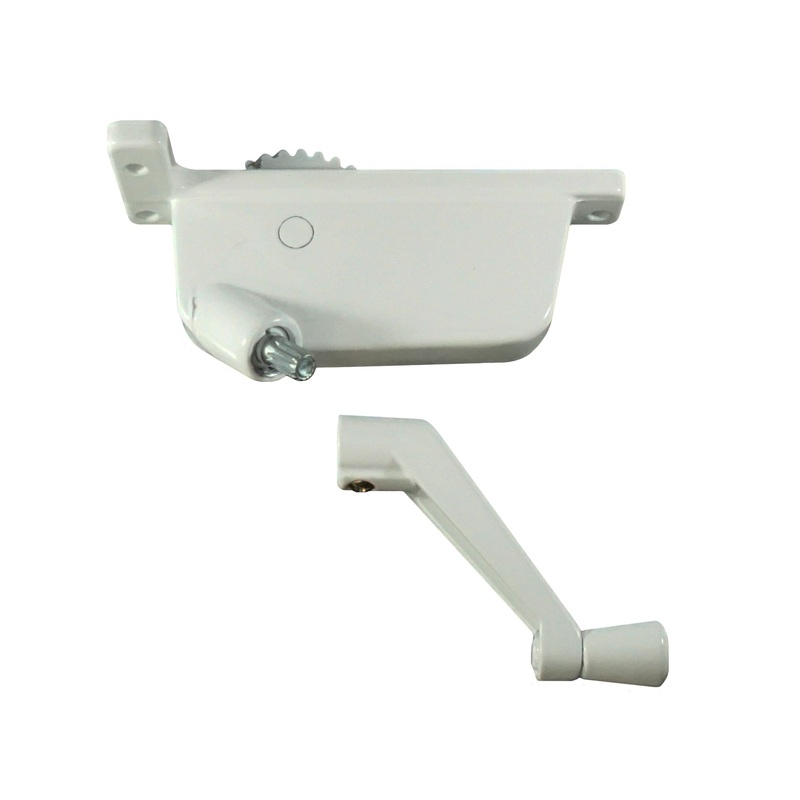 WRS Keller/PGT Right Hand Awning Operator, 2-3/8 Arm – White