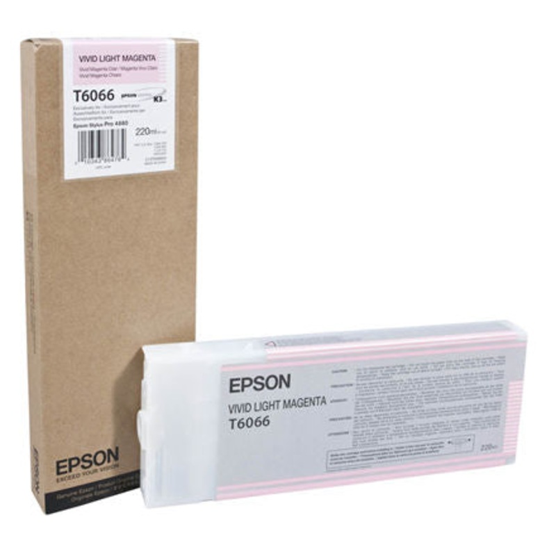 Epson T606600 Vivid Light Magenta Ink – 220ml – for Epson Stylus 4880