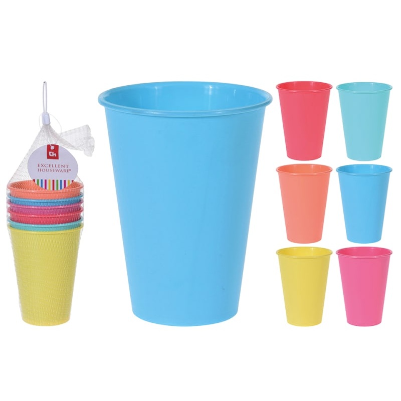 Plastic Beaker Set 6 Piece Assorted 179650950